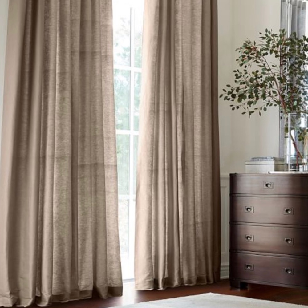 Pottery Barn Dupioni Silk Curtains (4 panels)